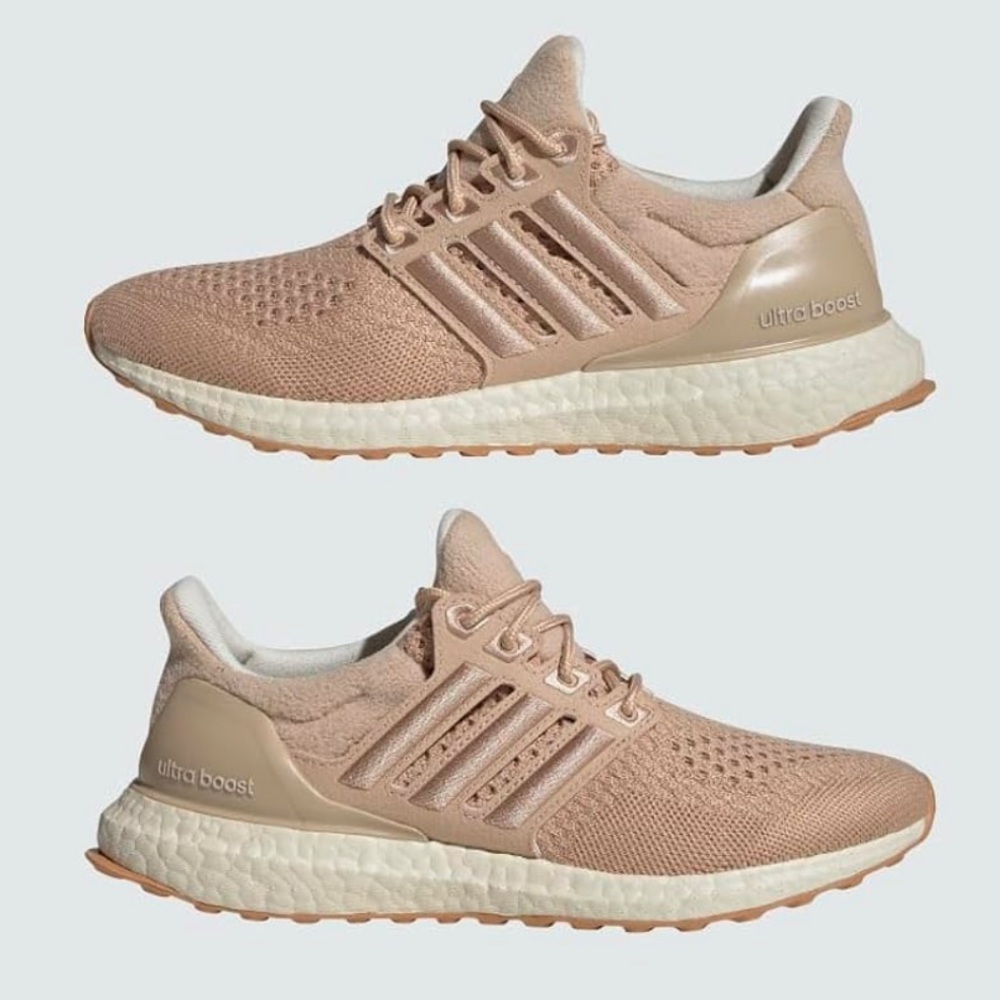 Adidas Women's Ultraboost 1.0 Beige Running Shoes - Size 9